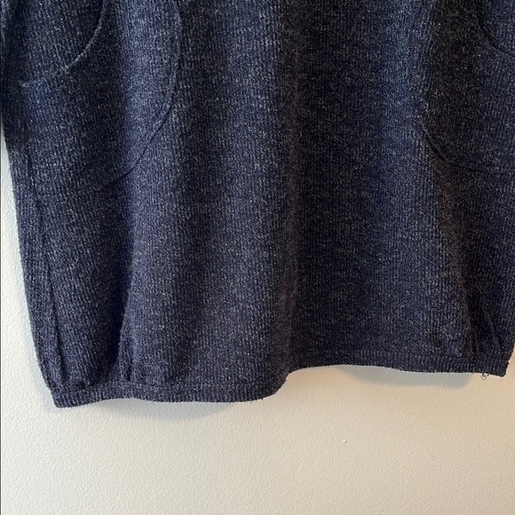 GOOD Clothing South Africa Ribbed Knee-Length Bubble Hem Sweater Dress Navy Blue - Picture 7 of 12